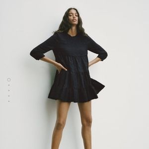 Zara texture weave dress
